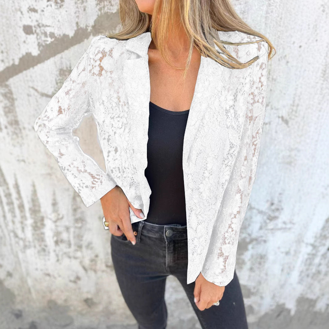 Costume chemise en dentelle de mode pour femmes