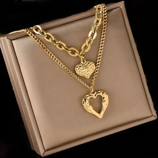 Collier Ailes d’Ange & Cœurs