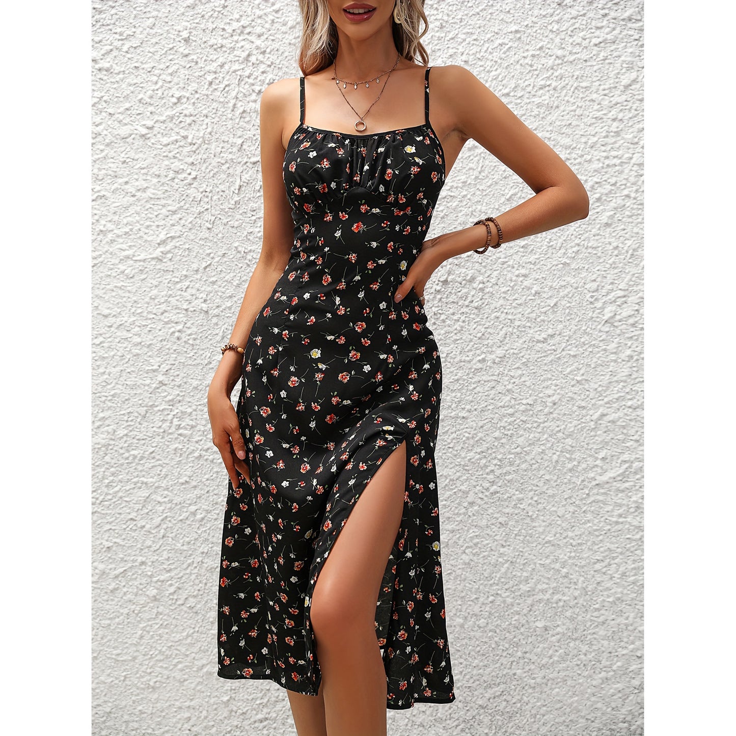 Robe Longue à Pois
