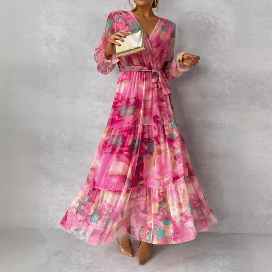 Robe Maxi à Fleurs