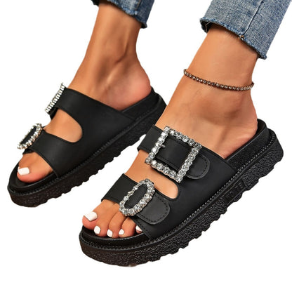 Sandales à Strass avec Boucle