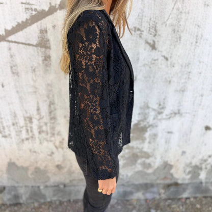 Costume chemise en dentelle de mode pour femmes